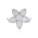Rainbow Moonstone Silver Ring
