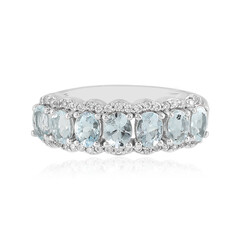 Brazilian Aquamarine Silver Ring