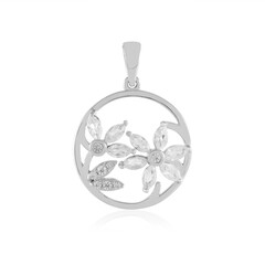 Zircon Silver Pendant