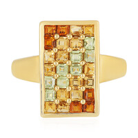 Brandy Citrine Silver Ring