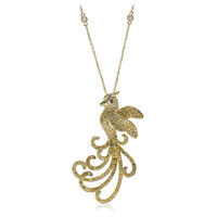 14K SI2 Fancy Diamond Gold Necklace (CIRARI)