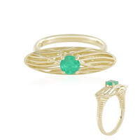 9K Zambian Emerald Gold Ring (Ornaments by de Melo)