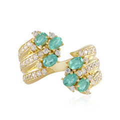 Brazilian Emerald Silver Ring