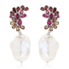 Freshwater pearl Silver Earrings (Dallas Prince Designs)