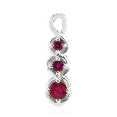Burmese Ruby Silver Pendant (Pallanova)