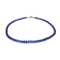 18K AAA Tanzanite Gold Necklace (AMAYANI)