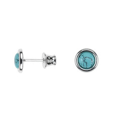 Turquoise Silver Earrings