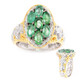 Zambian Emerald Silver Ring (Gems en Vogue)