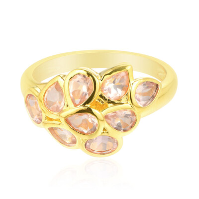 Rose Quartz Silver Ring