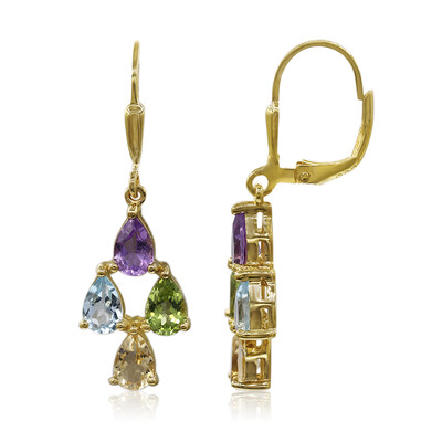 Amethyst Silver Earrings