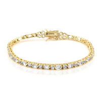 White Topaz Silver Bracelet