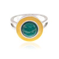 Amazonite Silver Ring