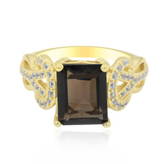 Smoky Quartz Silver Ring