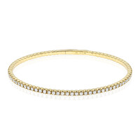 14K I1 (H) Diamond Gold Bangle (CIRARI)