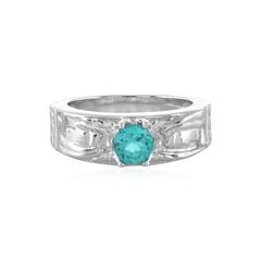 Blue Apatite Silver Ring