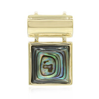 Abalone Shell Silver Pendant
