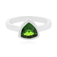 Russian Diopside Silver Ring