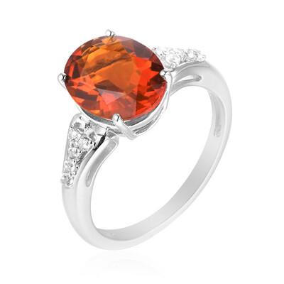 Madeira Citrine Silver Ring