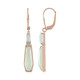 Green Chalcedony Silver Earrings (KM by Juwelo)