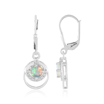 Welo Opal Silver Earrings