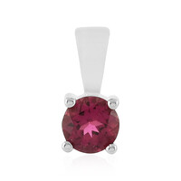 Madagascan Neon Tourmaline Silver Pendant
