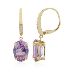 Bolivian Amethyst Silver Earrings