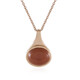 Chocolate Moonstone Silver Necklace (KM by Juwelo)
