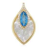Marambaia Topaz Silver Pendant