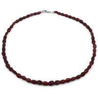 Ruby Silver Necklace