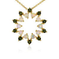 Welo Opal Silver Necklace