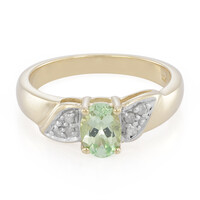 9K Merelani Mint Garnet Gold Ring
