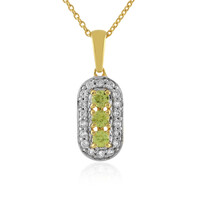 Sphene Silver Necklace