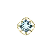 9K Sky Blue Topaz Gold Pendant
