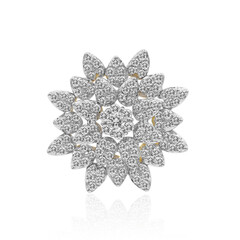 18K IF (D) Diamond Gold Pendant