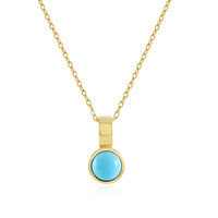 Sleeping Beauty Turquoise Silver Necklace