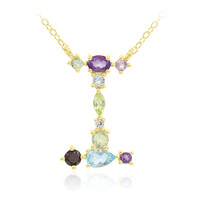 Swiss Blue Topaz Silver Necklace