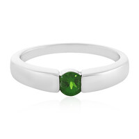 Russian Diopside Silver Ring