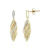 9K Zircon Gold Earrings (Ornaments by de Melo)