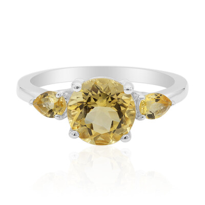 Citrine Silver Ring