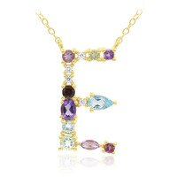 Swiss Blue Topaz Silver Necklace