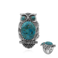 Kingman Blue Mojave Turquoise Silver Ring (Art of Nature)