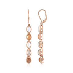 White Moonstone Silver Earrings (KM by Juwelo)