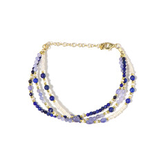 Tanzanite Silver Bracelet (Riya)