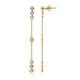 14K SI2 (H) Diamond Gold Earrings (CIRARI)