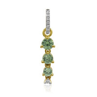 14K Madagascan Demantoid Gold Pendant (John Ferry)