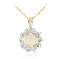 Welo Opal Silver Necklace