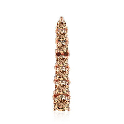 14K SI1 Argyle Rose De France Diamond Gold Pendant (Annette)