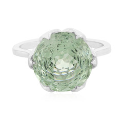 9K Green Amethyst Gold Ring (PHANTASIA)