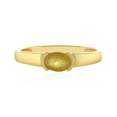 Madagascar Yellow Sapphire Silver Ring