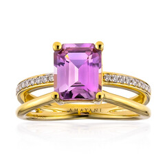 18K Pink Diaspore Gold Ring (AMAYANI)